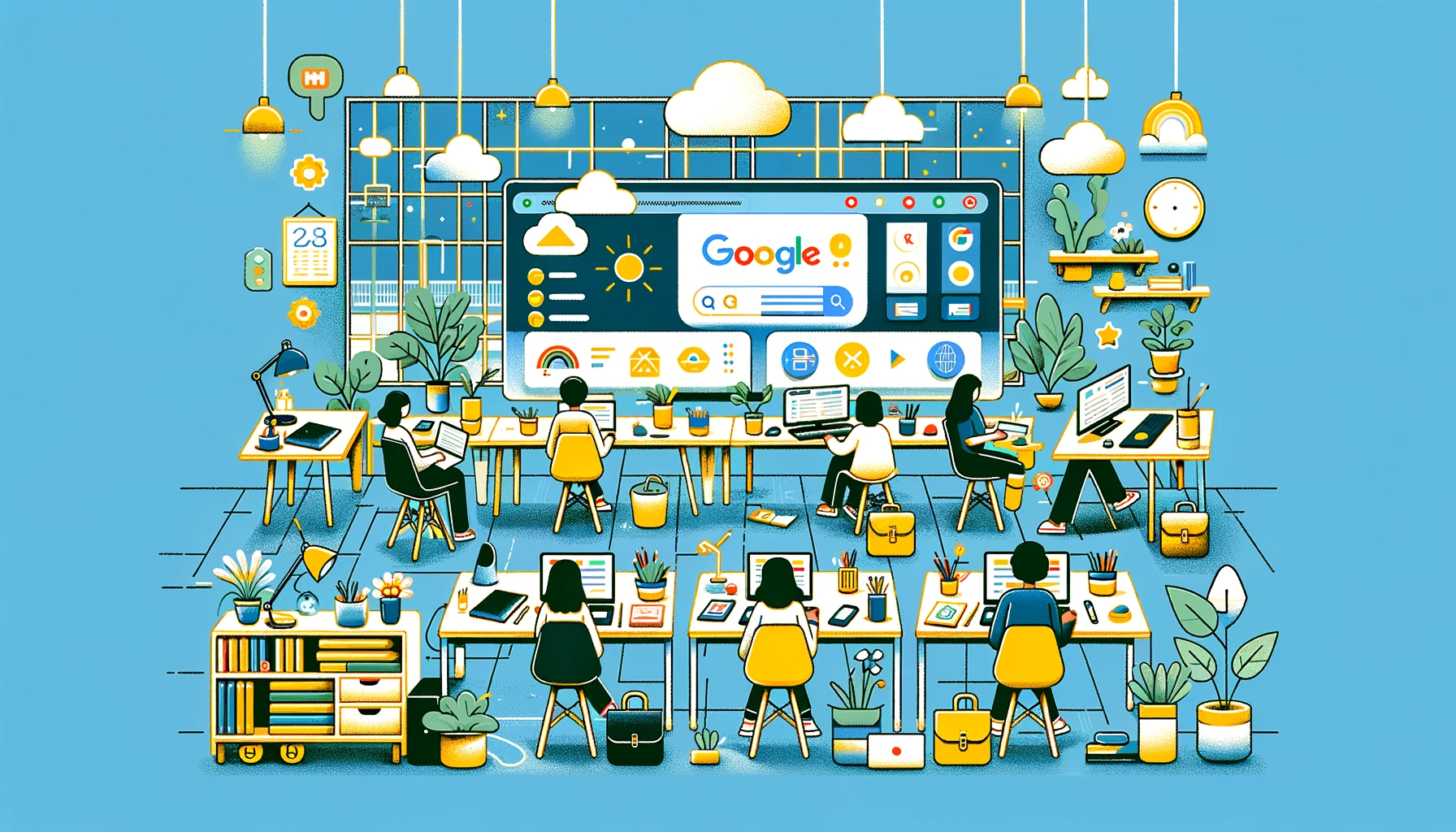 Google Workspaceを イメージした画像