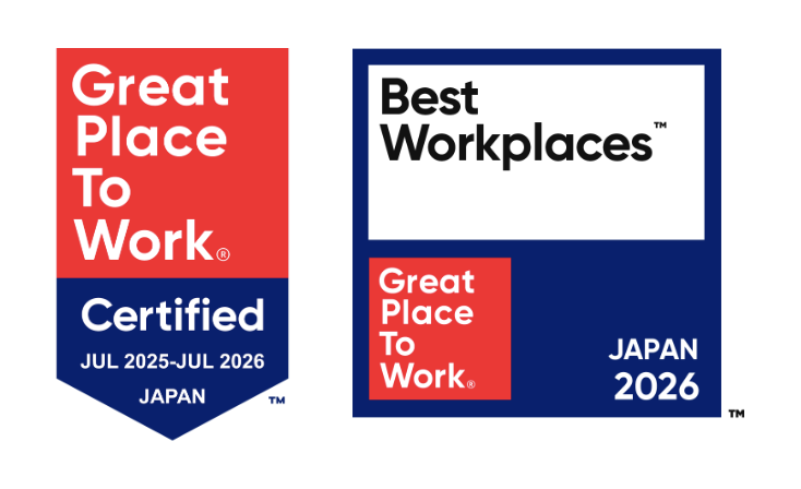 Great Place To Work Certified GPTW まる働きがい認定企業
ランキングベスト100選出