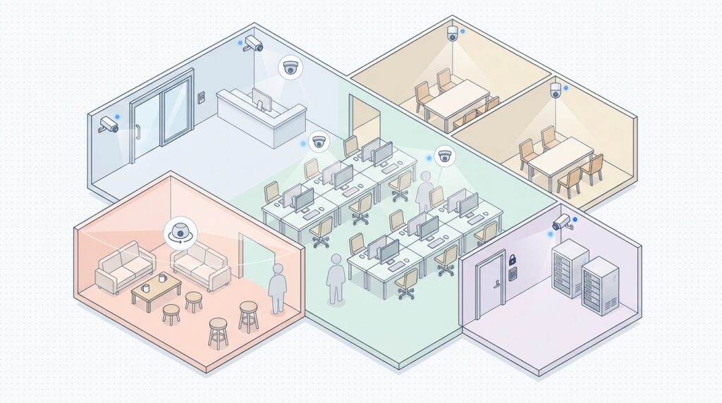AIカメラオフィスイメージ図