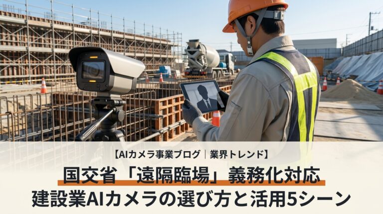 建設業AIカメラ