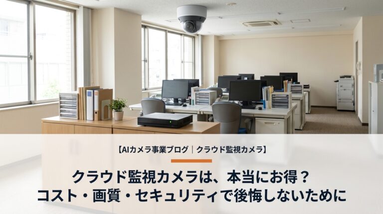 クラウド監視カメラは本当にお得？コスト・画質・セキュリティで後悔しないための完全ガイド【2026年版】